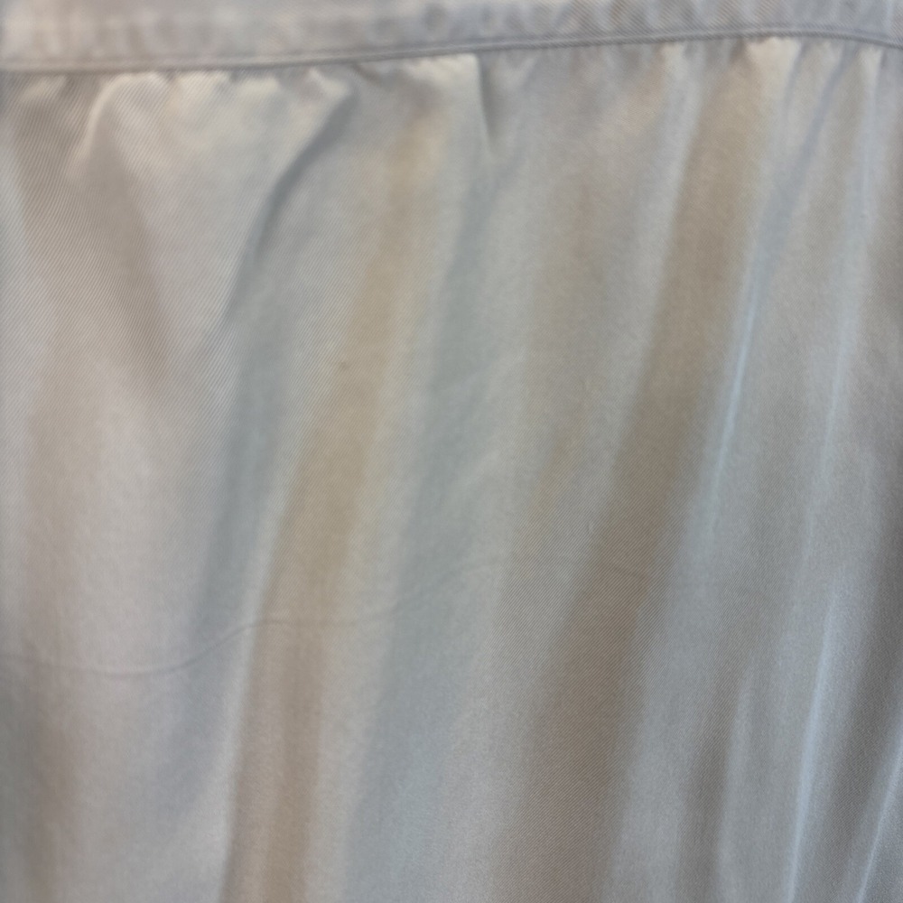 Vintage Liz & Me Silk Shirt Smock 1X P Big Pockets Beige Lagenlook Button Top - Picture 9 of 16